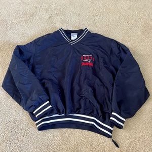 Vintage New England Patriots Super Bowl XXXVI 36 Champions Gray Pullover…